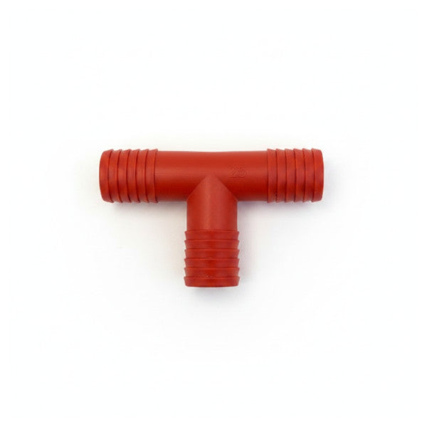 Conector en T con espigas para manguera de plástico de 3 vías Osculati 25 mm 1 pulg. - 17.204.25