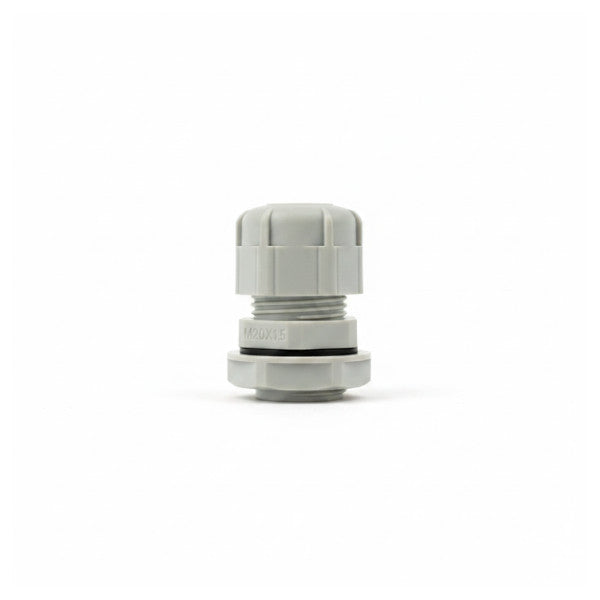Passacavo metrico M20 x 1,5 6-12 mm - connettore impermeabile grigio grado marino