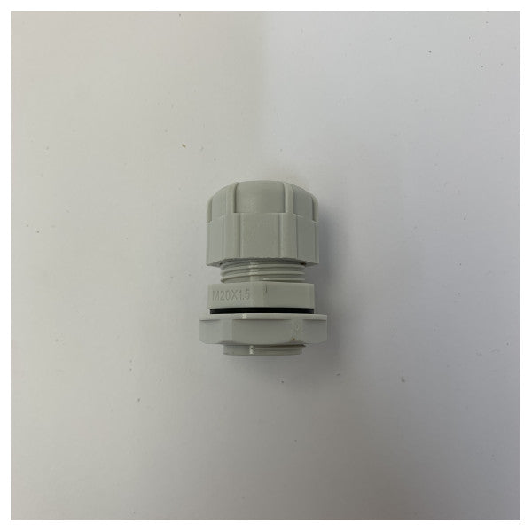 Passacavo metrico M20 x 1,5 6-12 mm - connettore impermeabile grigio grado marino