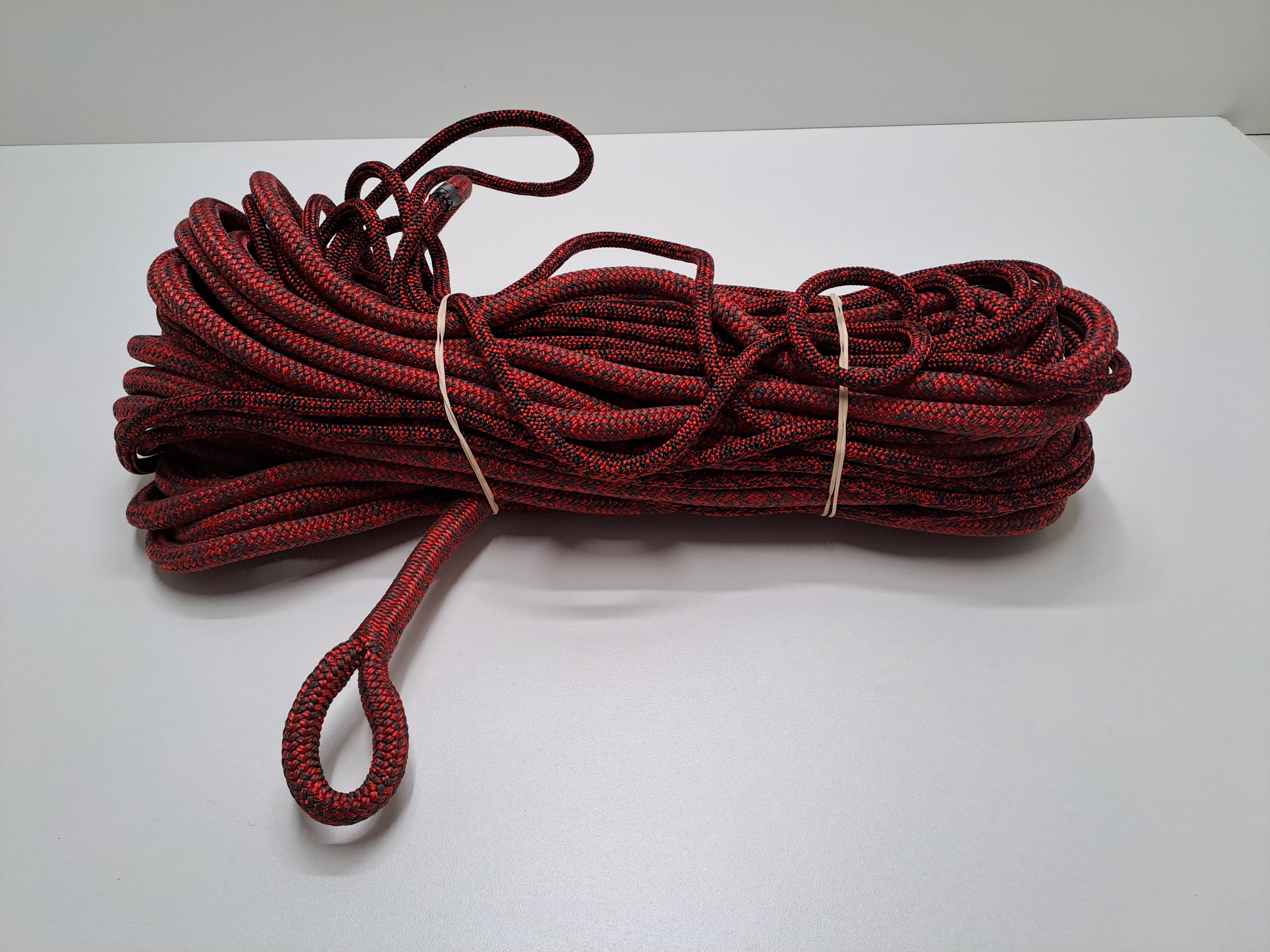 Linha dyneema rejuvenescida Lancelin 12 mm - 50 metros vermelho