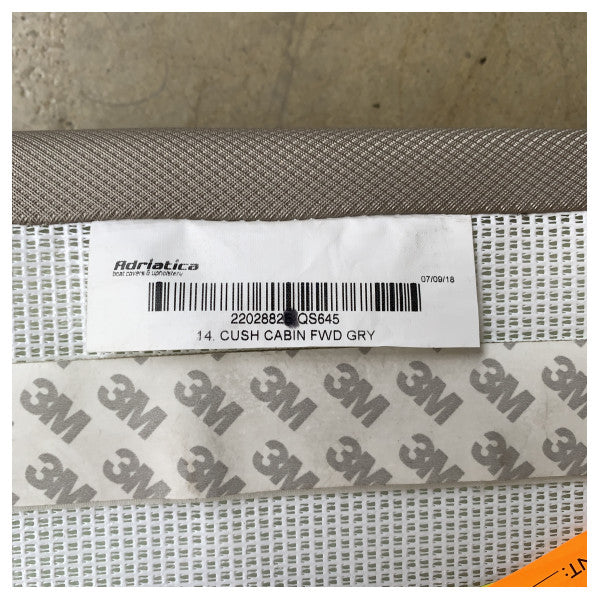 Quicksilver Active 645 forreste kahyt indsatsmadras pude grå - 2202882