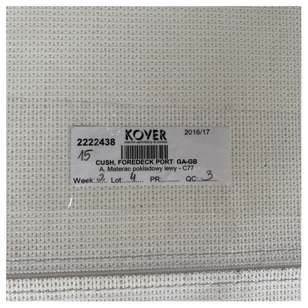 Uttern C77 Steuerbord Vordeck Lounge Kissen Anthrazit - 2222438