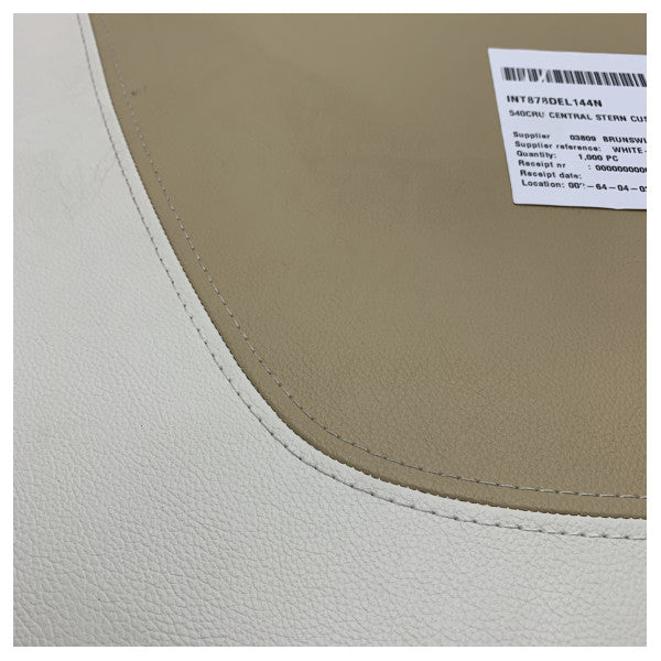 Quicksilver 540 Cruiser Central Stern Cushion Beige Brown - 878DEL144N