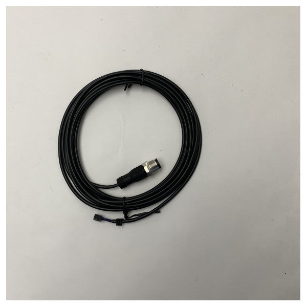 EmpireBus NXT 2036056 Langlebiges, wetterbeständiges 3 m langes Marinekabel mit 4-poliger Buchse auf M12-Stecker Stromkabel
