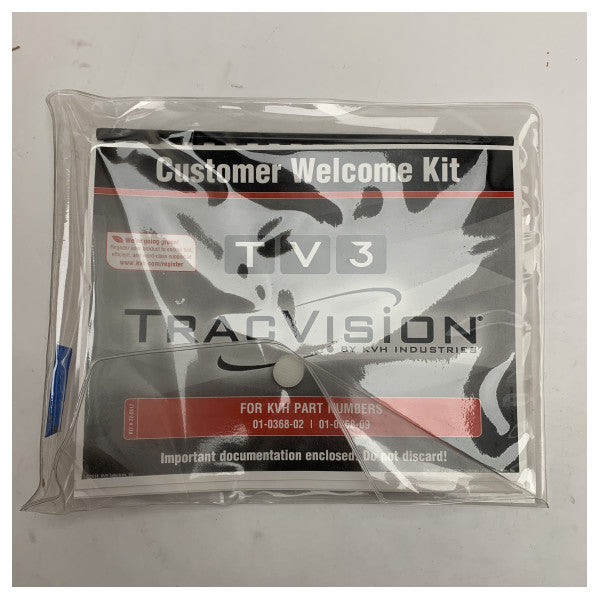 KVH TracVision TV3 Sistema ta' TV marittima bil-satellita b'IP-Enabled TV-Hub B għall-Baħar