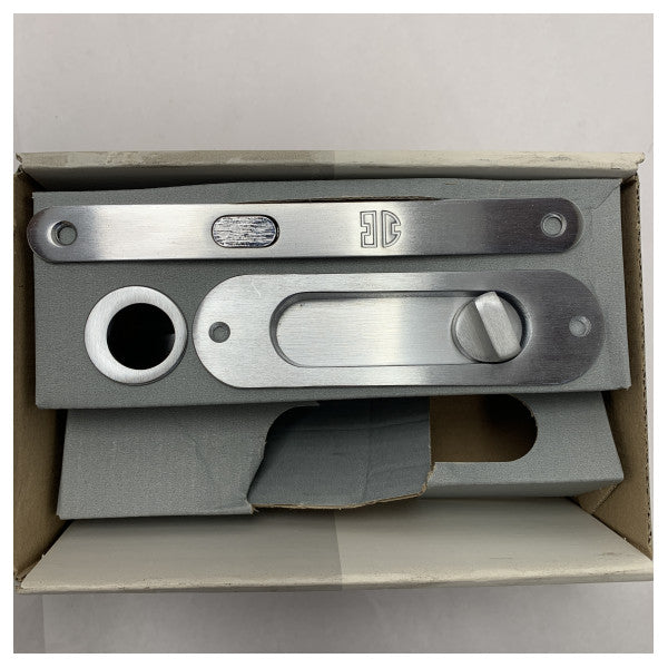 Fechadura de porta deslizante em aço inoxidável da Wurth para uso marítimo - B1R.U-KIT W