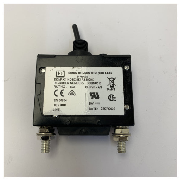 Kit de disyuntor para molinete Quick 60A - FD1006000000A00 Eléctrico marino