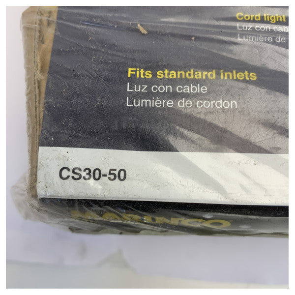 Marinco 30 Amp 50 Foot Marine Power Cord Shore Power Cable - CS30-50