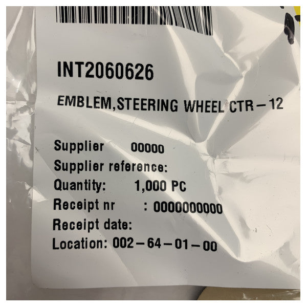 Κάλυμμα Κουμπιού Στήριξης Τιμονιού Uttern Μαύρο - 2060626
