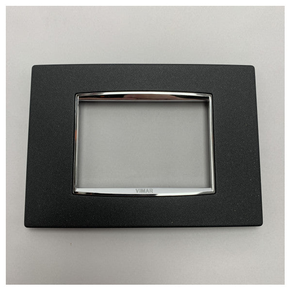Vimar 20653.c15 Eikon Classic 3 Module Anthracite Matt Cover Plate