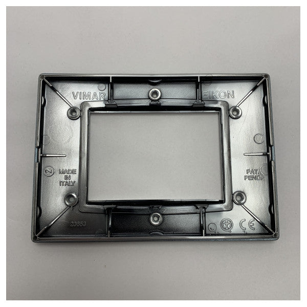 Vimar 20653.c15 Eikon Classic 3 Module Anthracite Matt Cover Plate