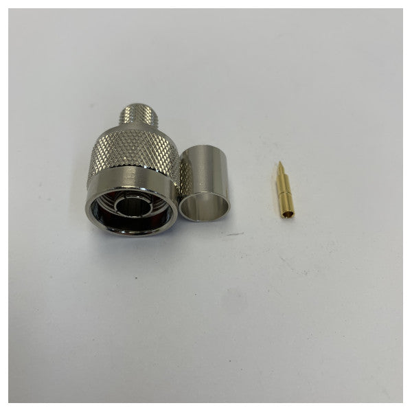 Amphenol N-Male RF Connector Clamp Type Gold-Plated Pin - CON NM091
