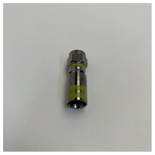 VDV812-606 Conector F coaxial RG6 para instalações marítimas de satélite e TV