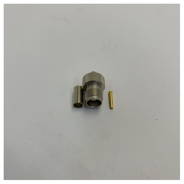 F-RG58 RF Coaxial Connector for RG58 50 Ohm Cable - Marine Grade Coax Plug