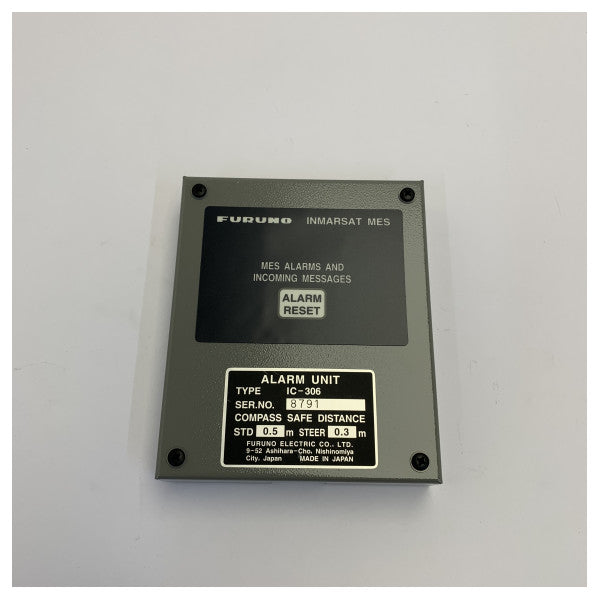 Furuno IC-306 Satcom-C -hälytysyksikkö - merielektroniikka