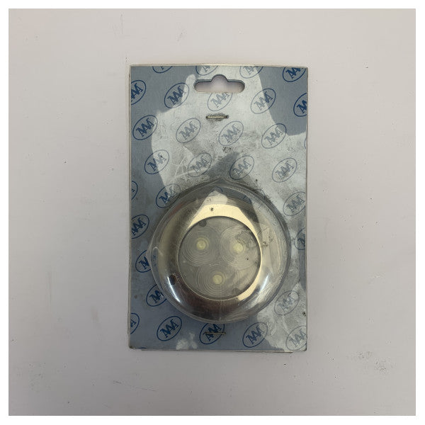 Marine LED innfelt interiørlys 00158-SSWH - rustfritt stål
