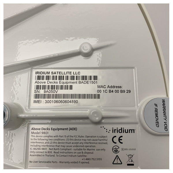 نظام الاتصال بهوائي قمر صناعي متعدد الاتجاهات إيريديوم بايلوت