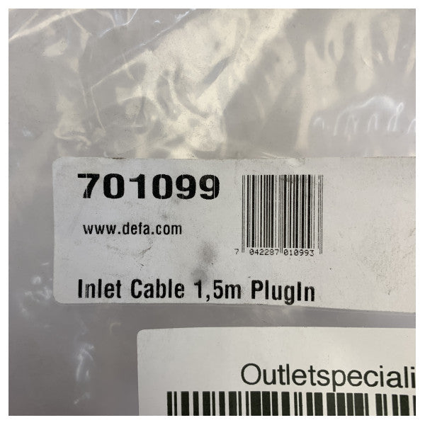Defa 701099 Cable de conexión eléctrica marina - funda protectora corrugada
