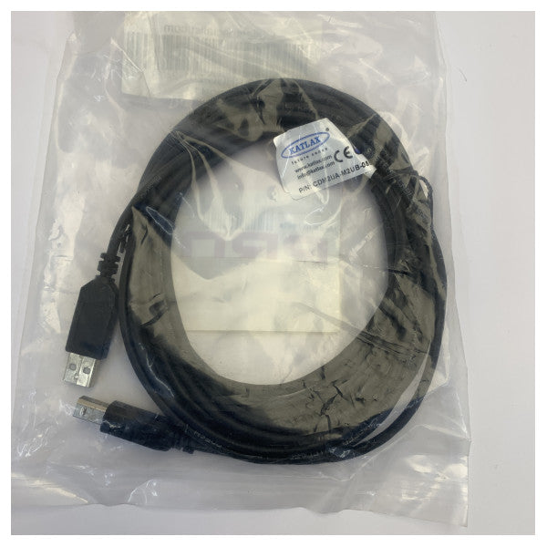 RS PRO 201-2478 USB 2.0 Type A to Type B Cable - Marine Grade Data Lead