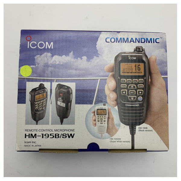 Icom CommandMic HM195B Etäohjattava mikrofoni VHF-meriradioille