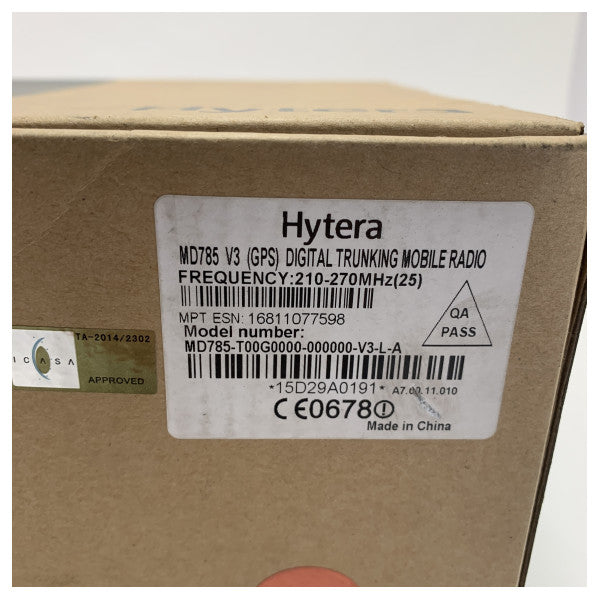 Hytera MD785G(UHF) Digital-Trunking-Radio mit GPS für zuverlässige maritime Kommunikation