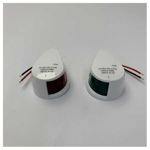 24V LED航海灯キット - 左舷&右舷セット - ホワイト 226999