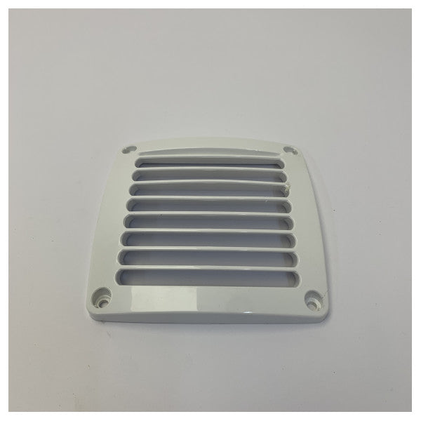 Marine Square Ventilation Grille White 118x118mm - Yacht Hardware