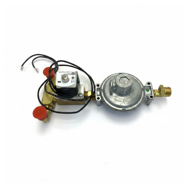 12V Solenoid Valfli Deniz Propan Gaz Regülatörü - Çift Kademeli ABD Standardı