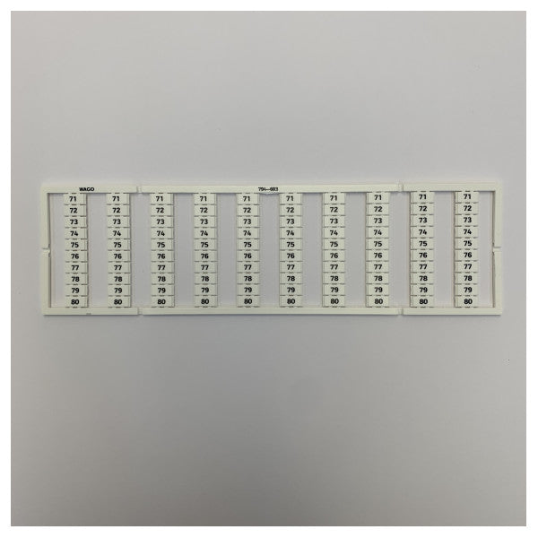 Wago 794-603 WMB Multi Marking System Маркери для клемних колодок