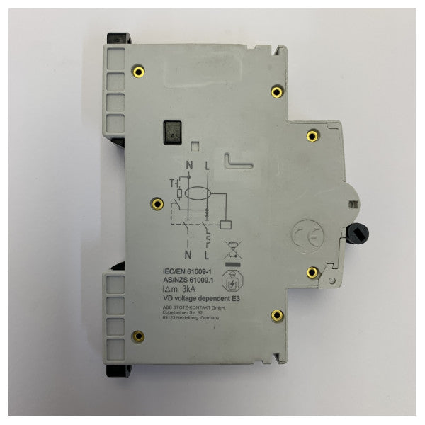 ABB DSN201E B25 RCBO Disjuntor - Segurança Elétrica Marítima e para Iates