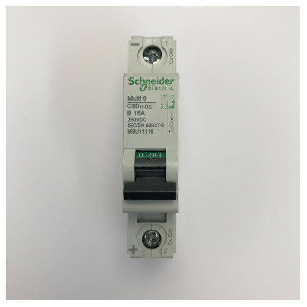 Schneider Electric C60H-DC B16A Μινιατούρα Αυτόματος Διακόπτης 16A 250VDC
