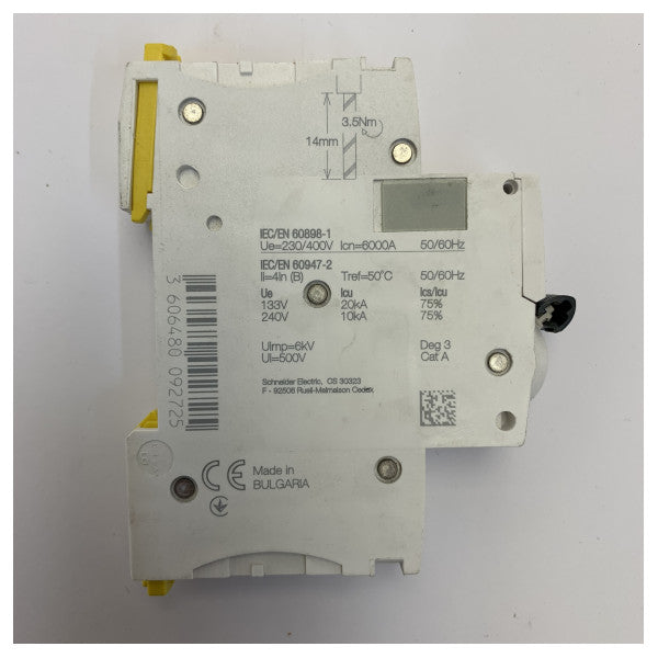 Schneider Electric iC60N B32A 回路ブレーカー - 2極 32A