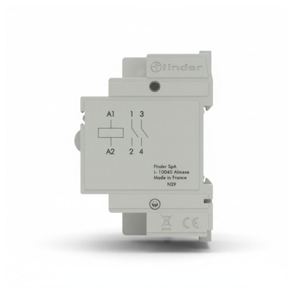 Relé de instalación modular Finder 22.22.8.230.4000 20A 230V AC