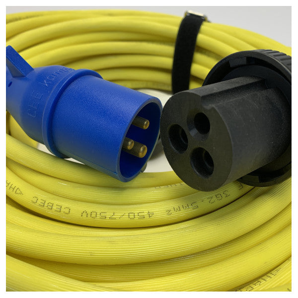 Cable de extensión de alimentación de puerto Ratio 2821 Marine - amarillo de alta visibilidad