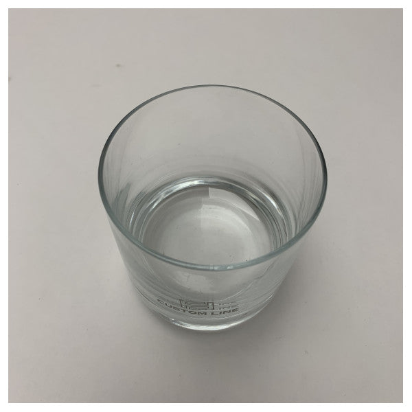 フェレッティ・ヤット エレガント グレー ウイスキーグラス カスタムラインロゴ付き - 209222