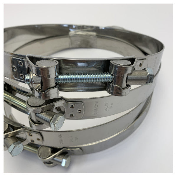 Volvo Penta 23408461 Скоба от неръждаема стомана за маркуч 208-216 мм 4NOX WS Хардуер за яхти