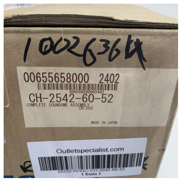 Furuno CH-250 60 kHz Deniz Arama Işığı Sonar Ses Kafası Transdüseri