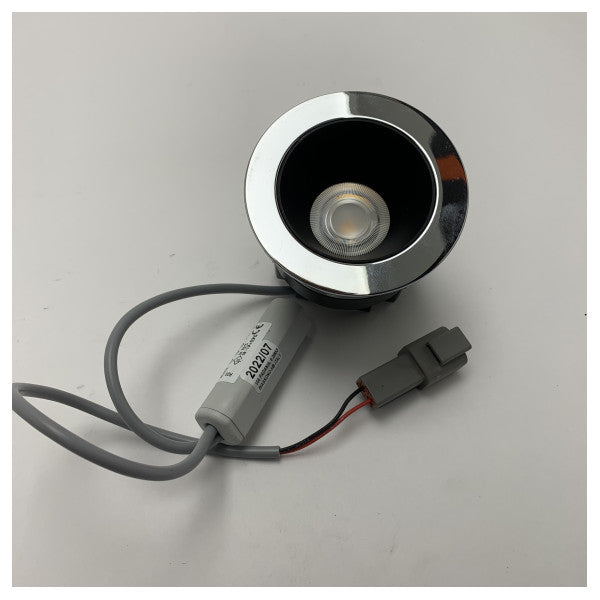 Cantalupi 20 TOP 8 R FIX paslanmaz çelik siyah downlight spot