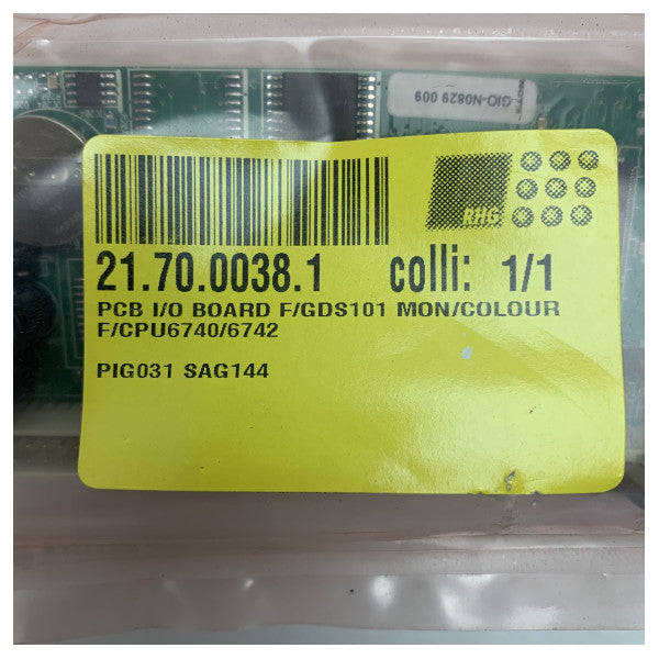 スキッパーエコーサウンダーPCB I/Oボード - GDS101 - PIG-031 - CPU674/6742 - SAG144 - モノラル/カラー