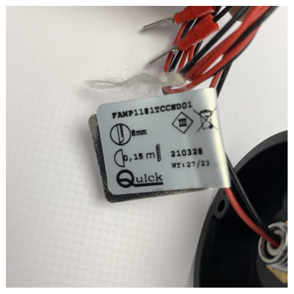 Quick Audrey LED регулируема черна светлина за четене 12/24V