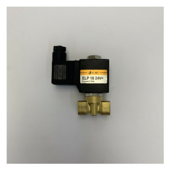 E-MC ELP 18 24V magnetventil - messing IP65 YD15 maritim kvalitet