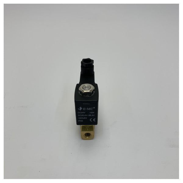 E-MC ELP 18 24V magnetventil - messing IP65 YD15 maritim kvalitet