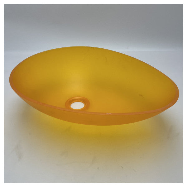 Marine Orange Oval hochwertiges Waschbecken - ARANCIO/047
