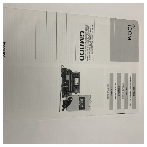 Icom GM800 150W Marine MF-HF Radio GMDSS Klasse A Transceiver mit DSC und 24V