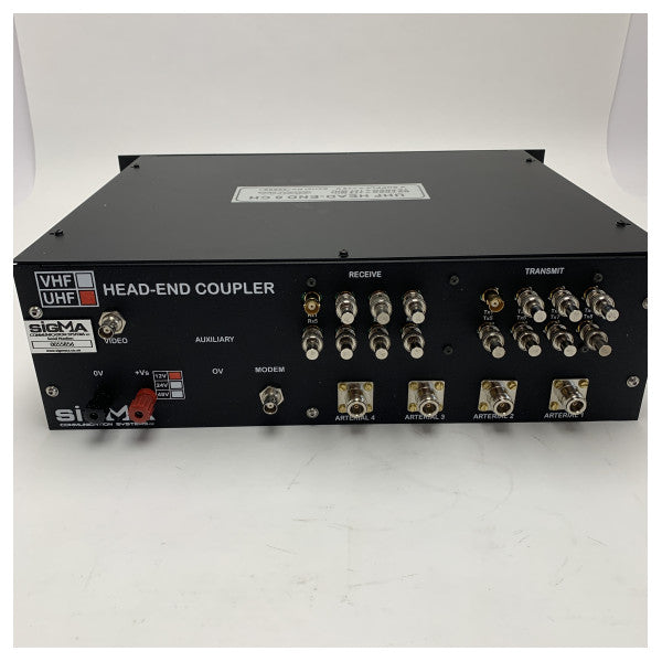 Sigma UHF 8-Way Head-End Combiner 12V til pålidelige marine kommunikationssystemer
