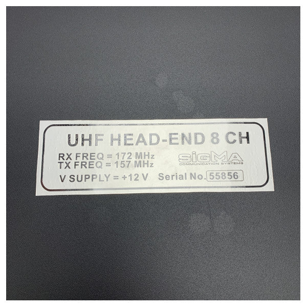 Güvenilir Deniz Haberleşme Sistemleri için Sigma UHF 8 Yollu Head-End Birleştirici 12V