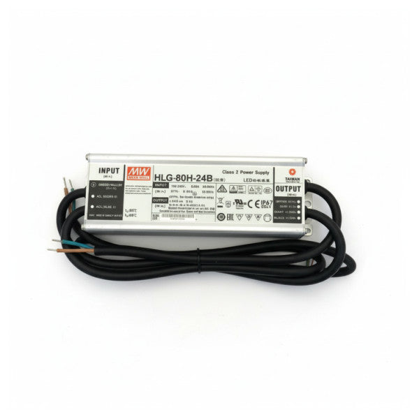 Mean Well HLG-80H-24B LED-strømforsyning 24V 80W IP67 dæmpbar driver