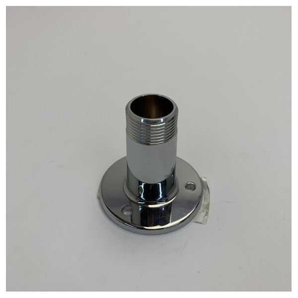 Base per antenna Chrome Marine 3 cm - Supporto fisso da ponte per yacht e barca
