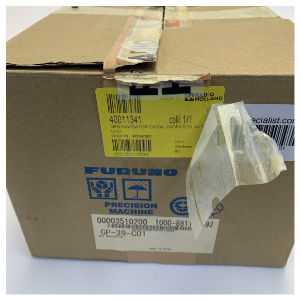 Furuno GP-39 GPS-navigator marint elektronikkdisplay med antenne - GP-39-C01