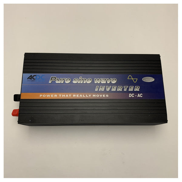 Billion Power AC/DC 2000W Pure Sine Wave Inverter 24V til 230V med beskyttelse mod overophedning og kortslutning - CZ-2000S